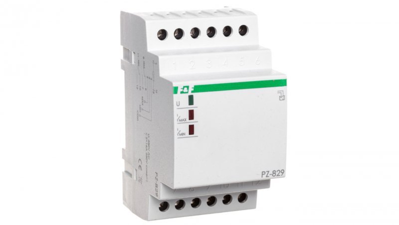 Przekaznik kontroli poziomu cieczy 6A 1-100kOhm 230V AC PZ-829B