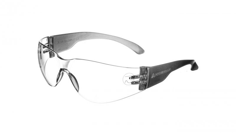 Okulary ochronne z poliwęglanu bezbarwne UV400  BRAVA2 CLEAR BRAV2IN