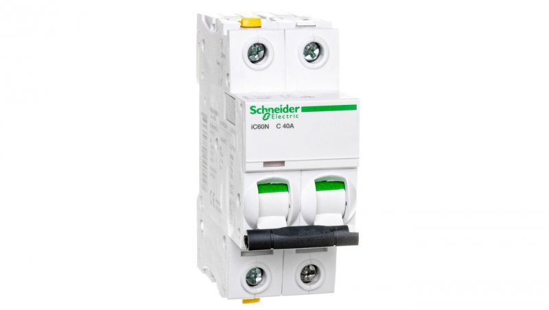 Wyłącznik nadprądowy 2P C 40A 6kA AC iC60N-C40-2 A9F04240