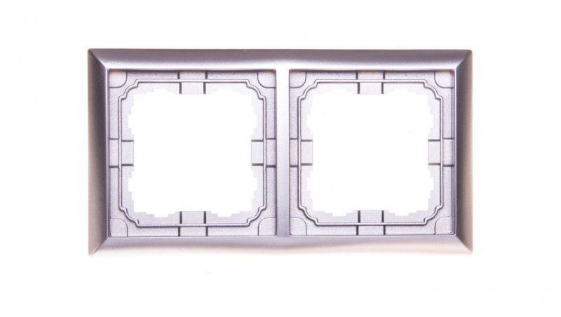 KOS66 Ramka podwójna aluminium 664082
