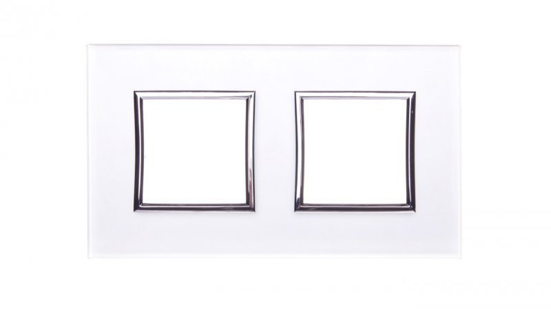 DANTE Ramka podwójna szkło PERL GLASS 4504182