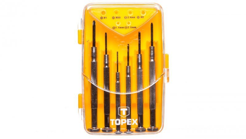 Wkrętaki precyzyjne 39D559 /zestaw 6 szt./