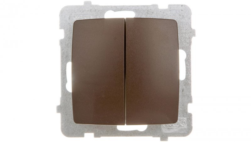 KARO Łącznik świecznikowy czekoladowy metalik ŁP-2S/m/40