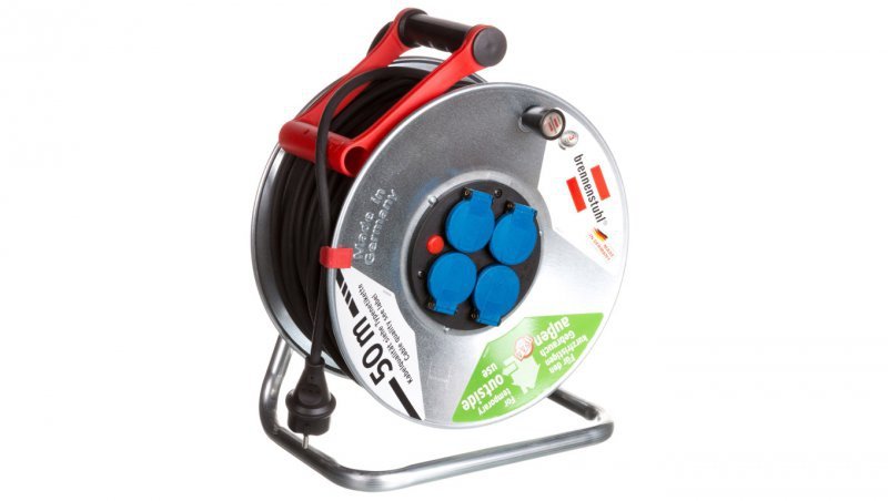 Przedłużacz bębnowy Garant S4 IP44 50m 4x230V H05RR-F 3G1.5 czarny 1198534130