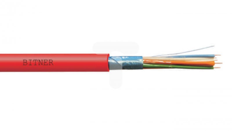 Kabel telekomunikacyjny ognioodporny HTKSHekw PH90 1x2x1,4 /100m/