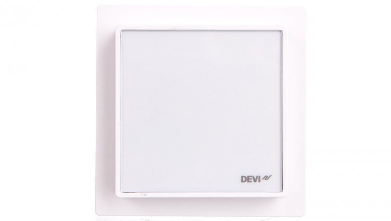 Termostat dotykowy DEVIreg Smart 240V 16A 5-45°C IP21 śnieżnobiały 140F1140