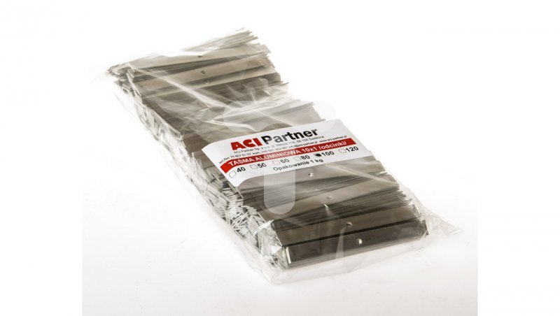 Taśma aluminiowa 10x1mm w odcinkach 100mm TALU10X1ODC100 /1kg ok. 37m/