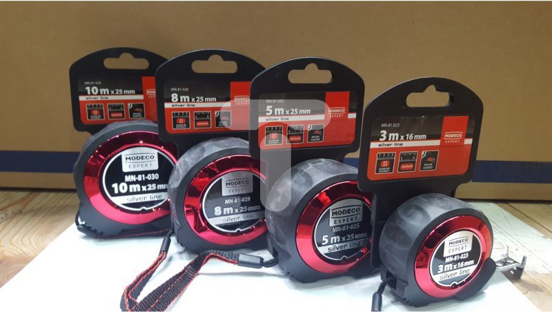 Miara zwijana 10m x 25mm SILVER LINE MN-81-030