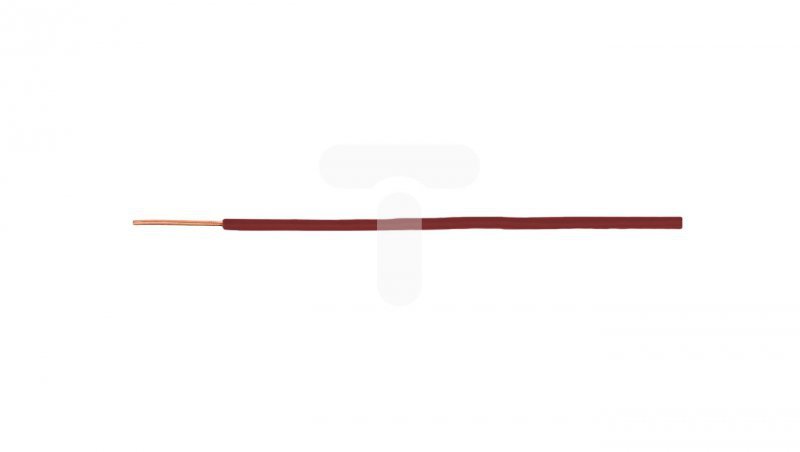 Przewód instalacyjny H07V-U (DY) 1,5 czerwony /100m/