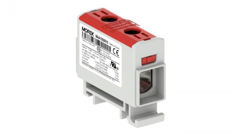 Złączka OTL50 kolor czerwony 1xAl/Cu 1,5-50mm2 1000V Zacisk uniwersalny MAA1050R10