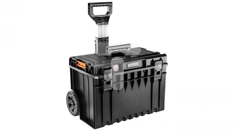 Skrzynka modułowa na kołach 43x76x59cm 84-266