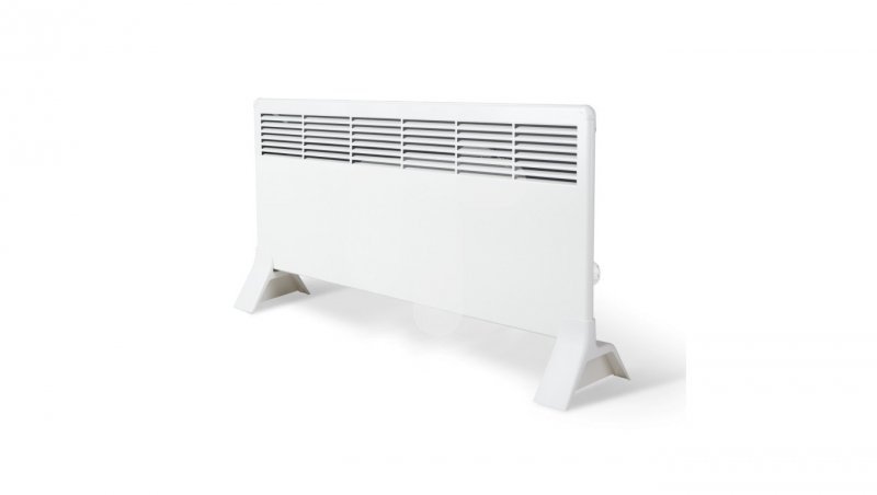 Grzejnik BETA z term. mech. wtyczką i nóżki bez wspor. mont. 389x853mm 1000W BETA10-MP