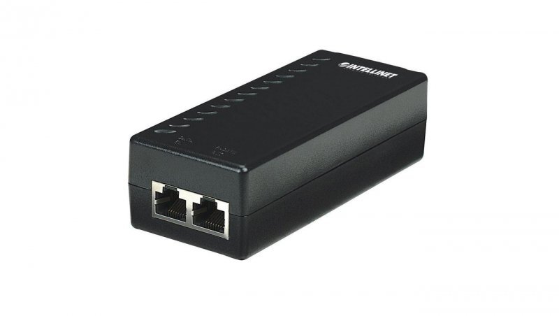 Adapter /zasilacz PoE 15.4W 1X ethernet 1 portowy RJ45 802.3AF Intellinet 524179