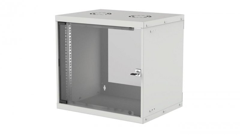 Szafka wisząca 9U 540x560 RACK 19 basic flatpack szara INT 714815