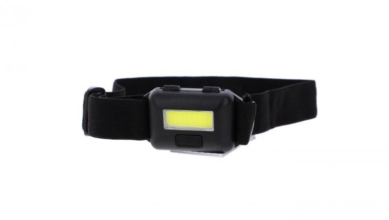 Latarka czołowa LED COB 1W 110 lm 15m 3× AAA box12 P3538