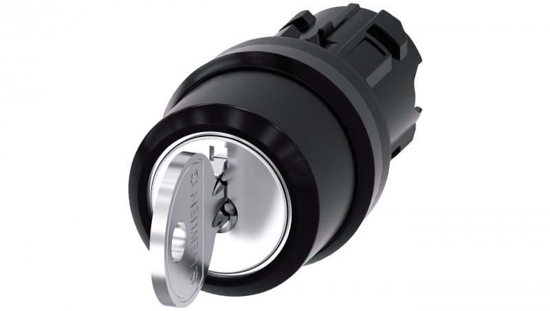 Przełącznik z kluczem ronis 22mm okrągły tworzywo nr zamka sb30 z 2 kluczami 3 poz 3SU1000-4BP61-0AA0