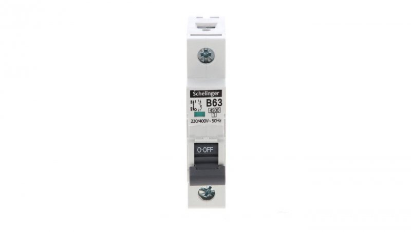 WYŁĄCZNIK NADPRĄDOWY 1P B 63A SCHELINGER