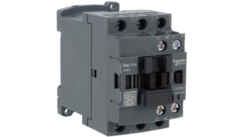 Stycznik Easy TeSys 3P 9A AC3 4KW 24V DC 1NC