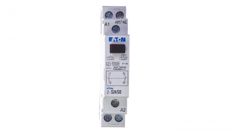 Przekaźnik impulsowy 16A 12V DC 24V AC 1Z 1R Z-S24/SO 265539