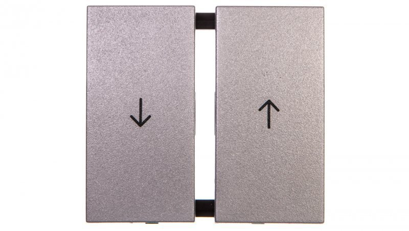 Berker B.7 Glas Klawisze z symbolem „Strzałka” aluminium 16251404