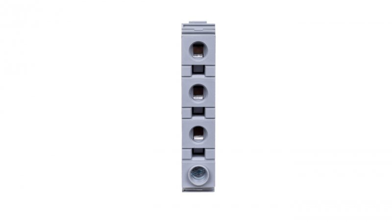 Złączka rozgałęźna 1x 35mm2 zacisk gwintowany 3x 10mm2 zacisk sprężynowy szara 284-621