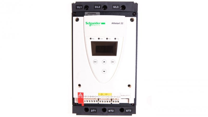 Softstart 3-fazowy 230-440VAC 62A 15/30kW 230/400V Altistart ATS22D62Q