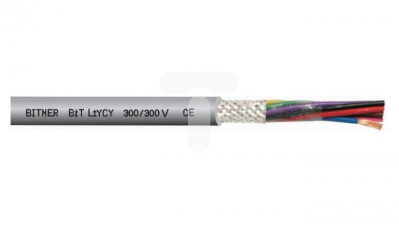 Przewód sterowniczy BiT LiYCY 4x2x0,75 300/300V S30866 /bębnowy/