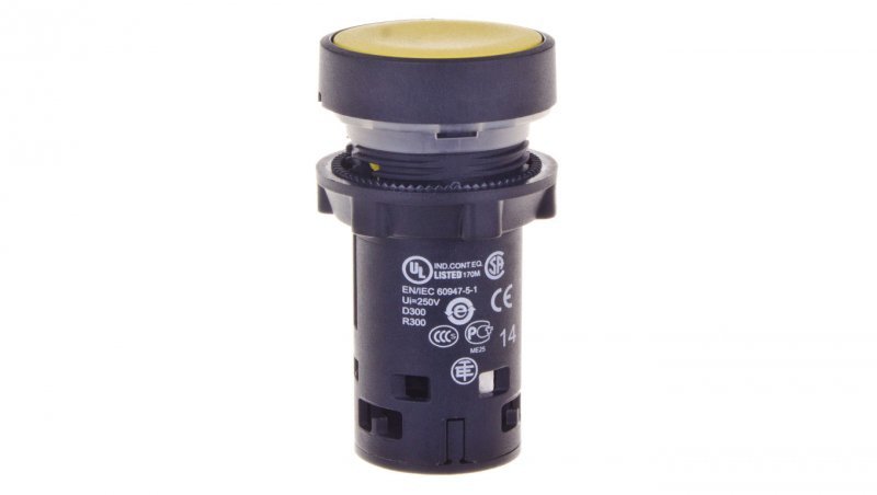 Przycisk sterowniczy 22mm żółty z samopowrotem 1Z XB7NA81