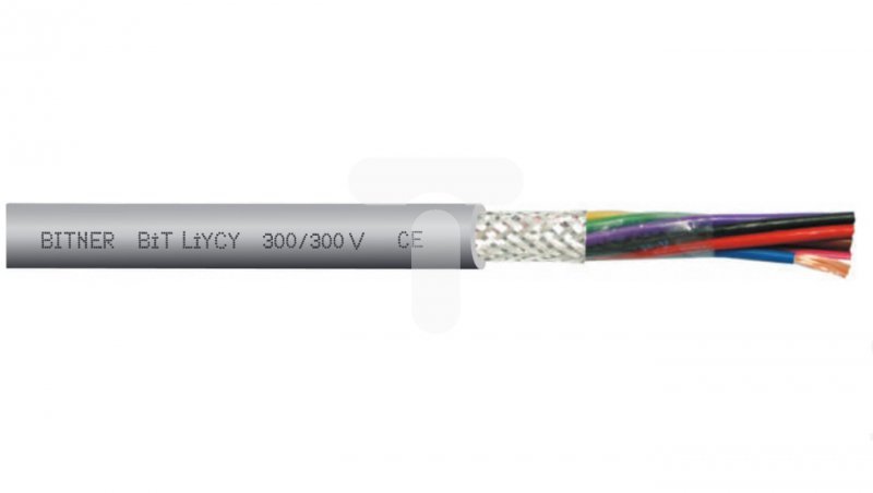 Przewód sterowniczy BiT LiYCY 2x1,5 300/300V S30657 /bębnowy/