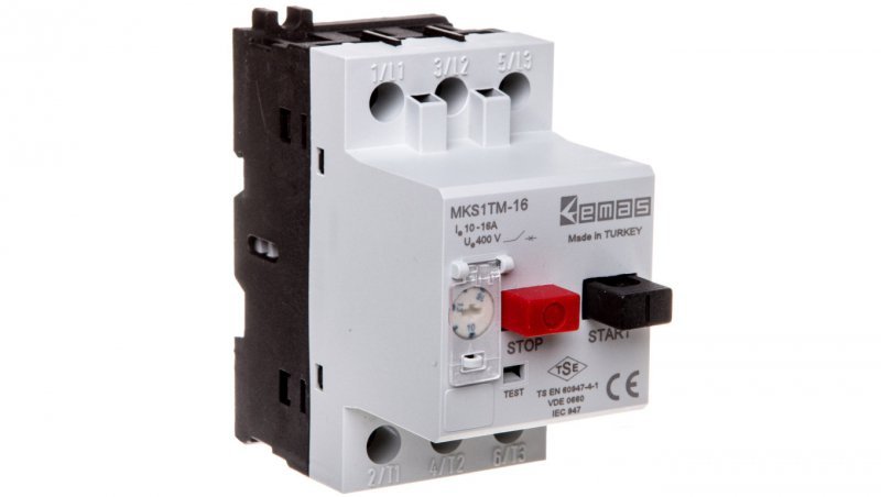 Wyłącznik silnikowy 3P 7,5kW 10-16A T0-MKS1TM-16