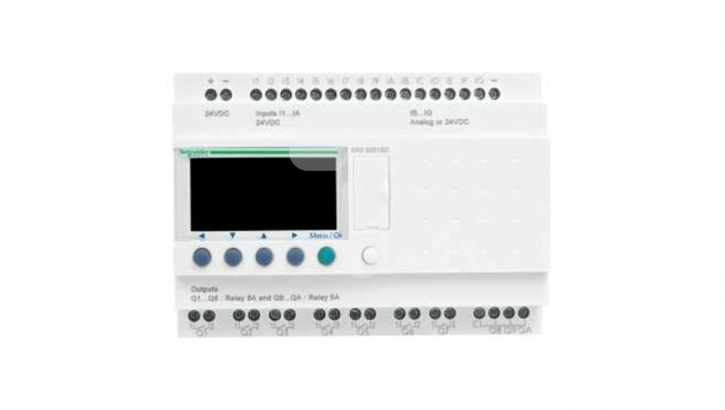 Sterownik programowalny 26 wejść/wyjść 24V DC RTC/LCD Zelio SR3PACK2BD