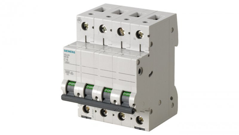 Wyłącznik nadprądowy 3+N B 16A 6kA AC 5SL6616-6