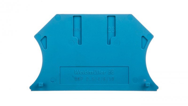 Ścianka końcowa niebieska WAP 2.5-10 BL 1050080000 /50szt./
