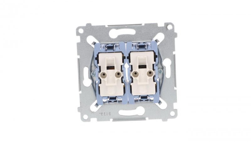 Simon 54 Łącznik krzyżowy podwójny mechanizm 10AX 250V SW7/2XM