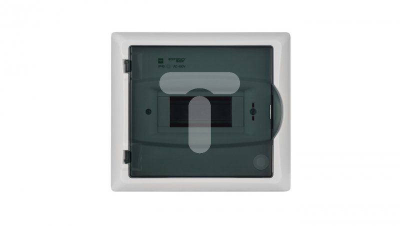 Rozdzielnica modułowa 1x6 p/t ECONOMIC BOX RP 1/6 drzwi transparentne (N+PE) lP40 2511-01