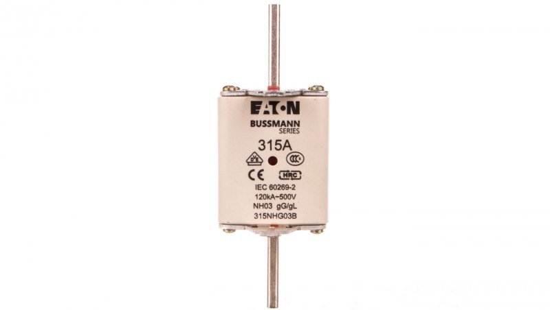 Wkładka bezpiecznikowa NH3 315A gL/gG 500V 315NHG03B