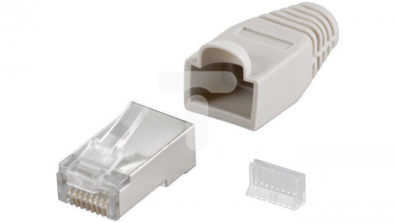 Wtyk teleinformatyczny RJ45 kat.5e FTP z osłonką 68746