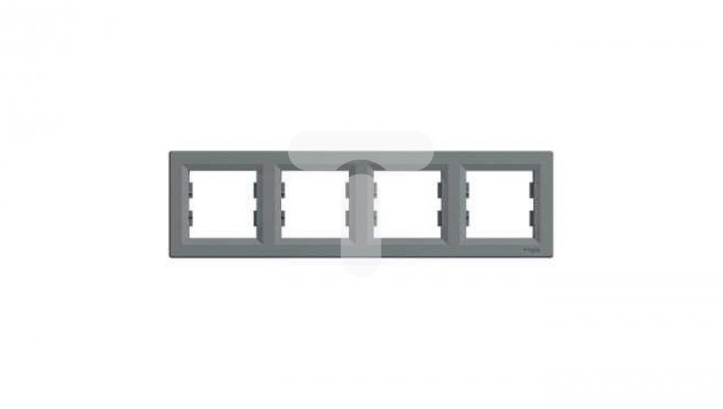 ASFORA Ramka 4-krotna pozioma stal EPH5800462