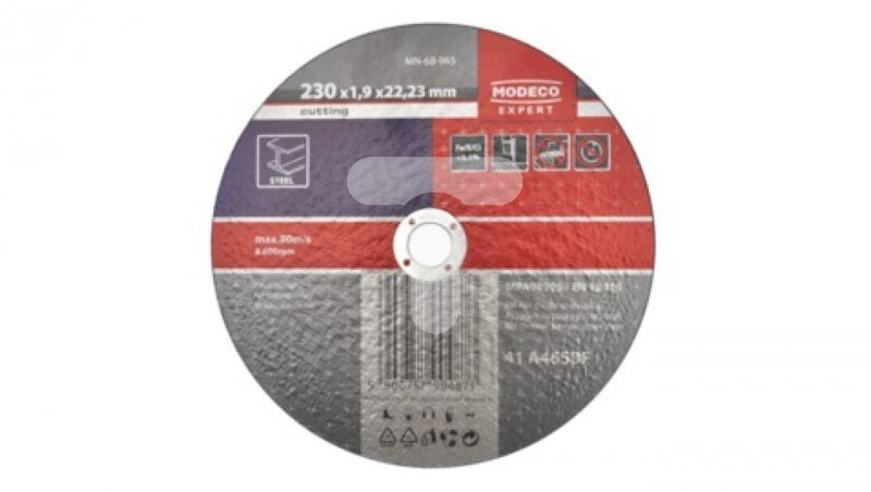 Tarcza płaska do cięcia stali 230mm MN-68-965