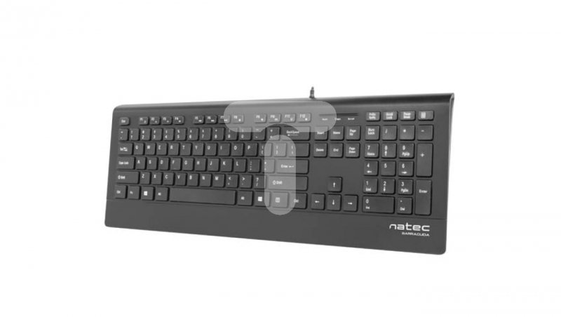 Klawiatura multimedialna NATEC BARRACUDA SLIM USB US LAYOUT NKL-0876