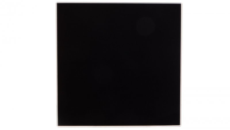 Panel do ramki i korpusu 125mm czarny mat Trax Glass PTGB125M