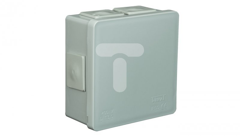 Puszka n/t hermetyczna pusta 86x86x40mm IP55 szara VP 002-03 61.109