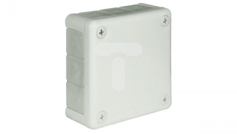 Puszka n/t hermetyczna pusta 118x118x46mm IP55 biała VP 051-01 61.153