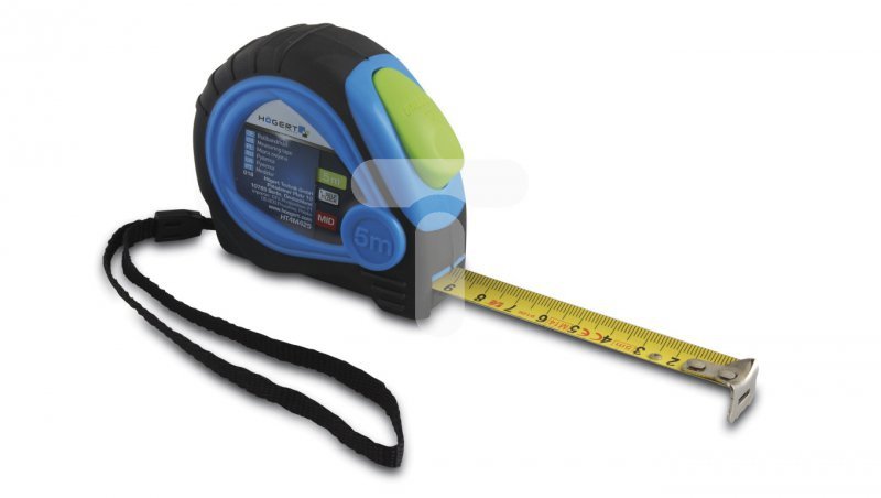 Miara zwijana 5 m x 19 mm MID pokryta nylonem selflock HT4M425