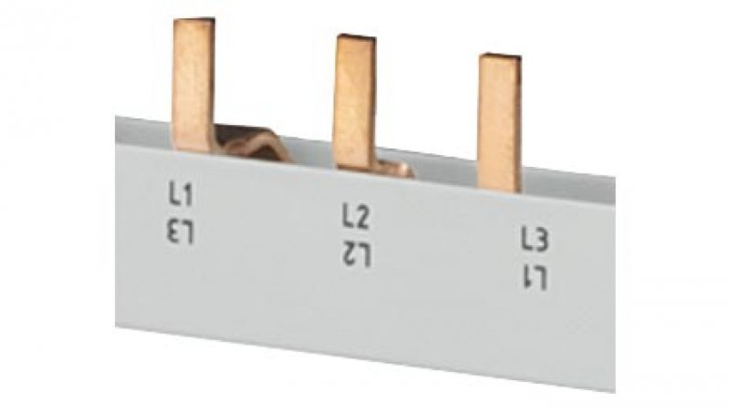 Szyna łączeniowa 3P 10mm2 sztyftowa 6 modułowa (2x3P) pełna izolacja 5ST3613