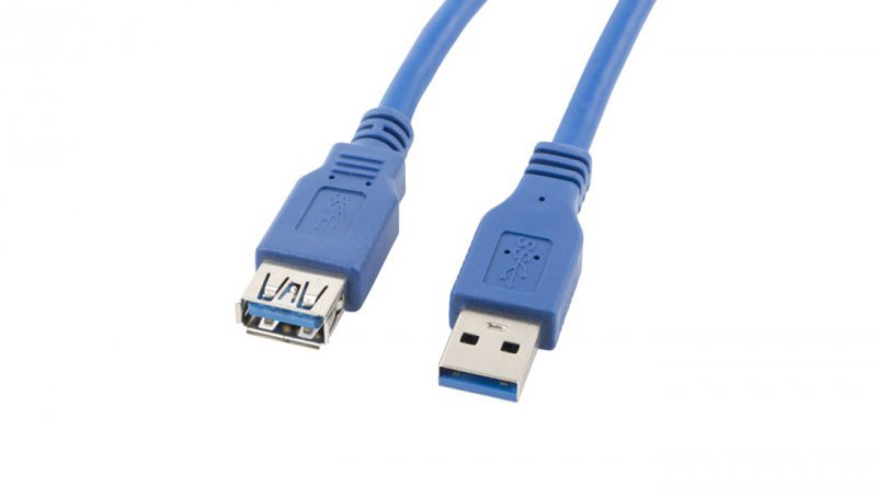 Przedłużacz USB 3.0 SuperSpeed niebieski 3m LANBERG CA-US3E-10CC-0030-B