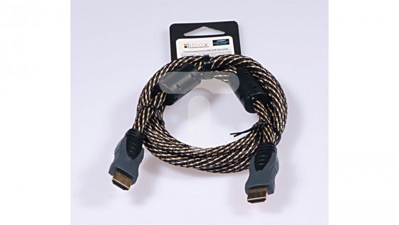 Kabel HDMI High Speed with Ethernet  CCS 1,8m w oplocie LB0039