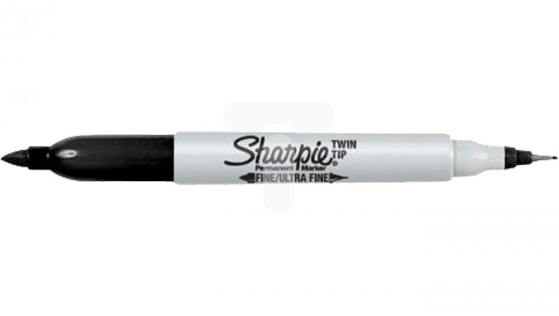 Zestaw markerów Sharpie Twin Tip czarny S0811100 /12szt./