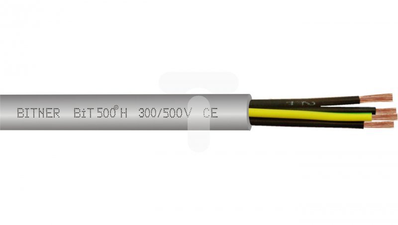 Przewód sterowniczy bezhalogenowy BiT 500-H 3G2,5 300/500V H50089 /bębnowy/