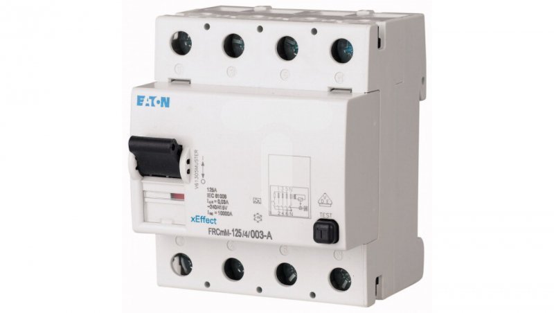 Wyłącznik różnicowoprądowy 4P 125A 0,5A typ AC FRCMM-125/4/05 187817